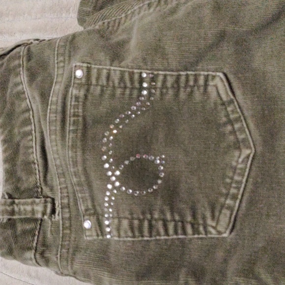 Teenages Green corduroy Pants size Small - Picture 7 of 8
